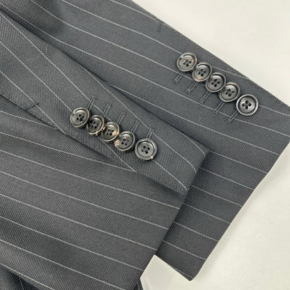 GUCCI グッチ ブラック ストライプ 3Pスーツ セットアップ　519503 スーツ セットアップ