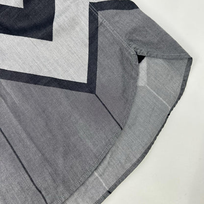 LOUIS VUITTON ルイヴィトン グレー シェプロンストライプ シャツ トップス