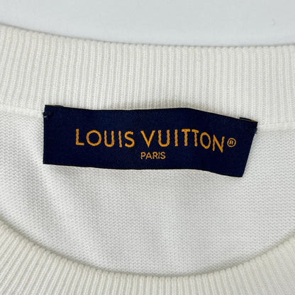 LOUIS VUITTON ルイヴィトン 23SS RM231M JL4 HON10W ホワイト グラフィック 半袖ニット トップス