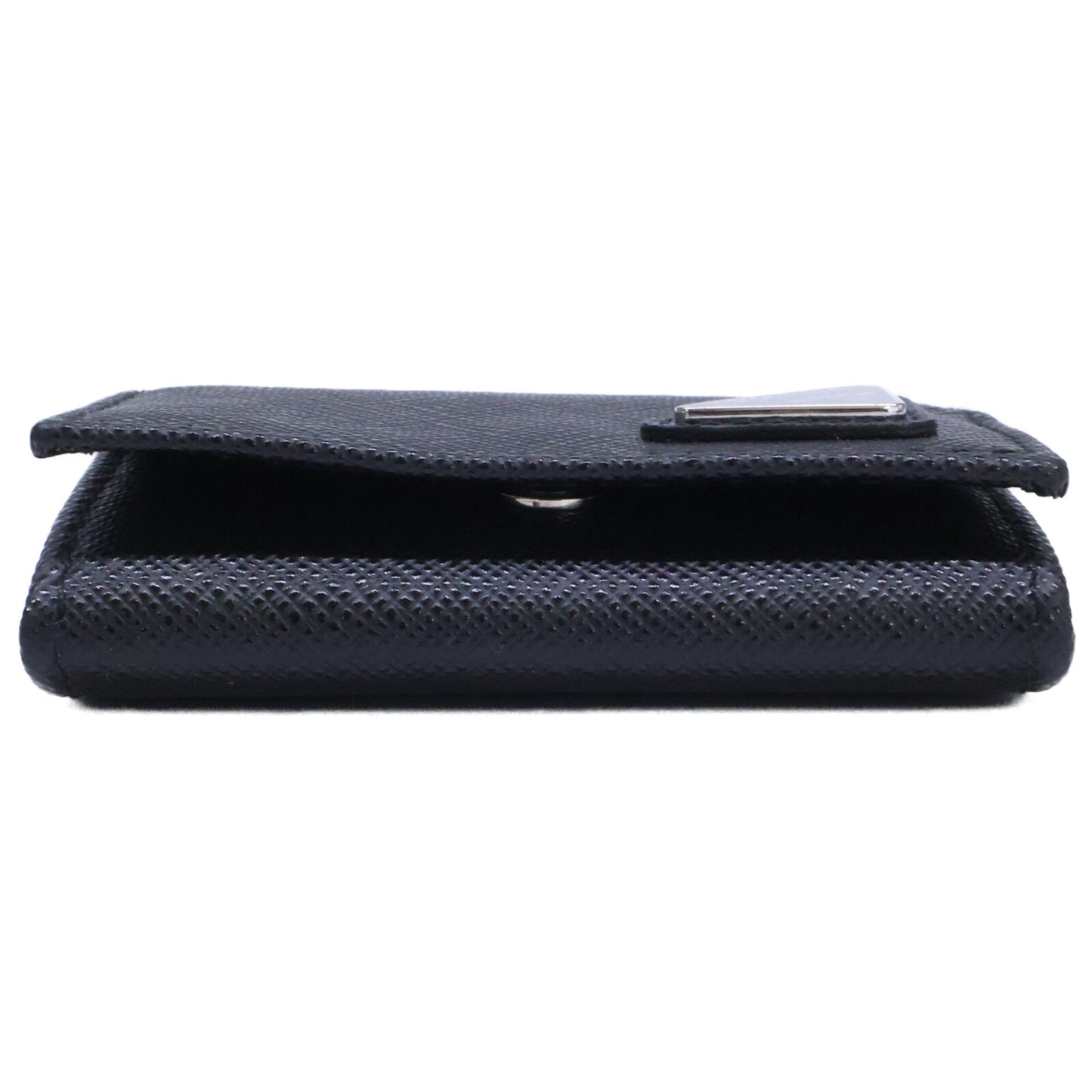 PRADA プラダ 【美品】2MM935_QHH_F0002 サフィアーノトライアングル コインケース