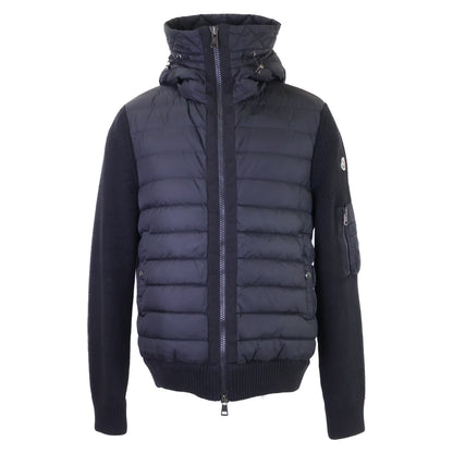 MONCLER モンクレール D20919402800 MAGLIONE TRICOT CARDIGAN ニット/ダウン切替 フーディジャケット ジャケット
