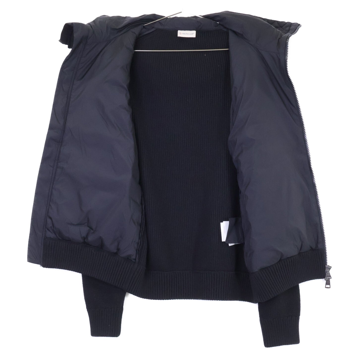 MONCLER モンクレール D20919402800 MAGLIONE TRICOT CARDIGAN ニット/ダウン切替 フーディジャケット ジャケット