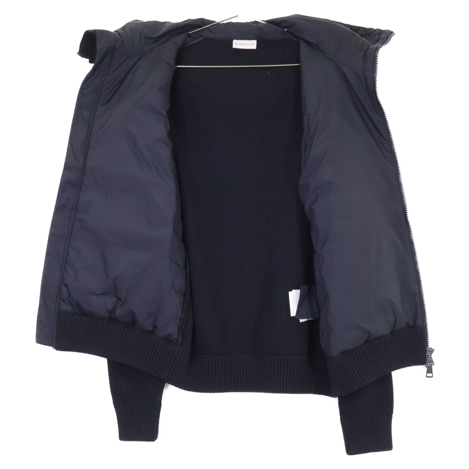 MONCLER モンクレール D20919402800 MAGLIONE TRICOT CARDIGAN ニット/ダウン切替 フーディジャケット ジャケット