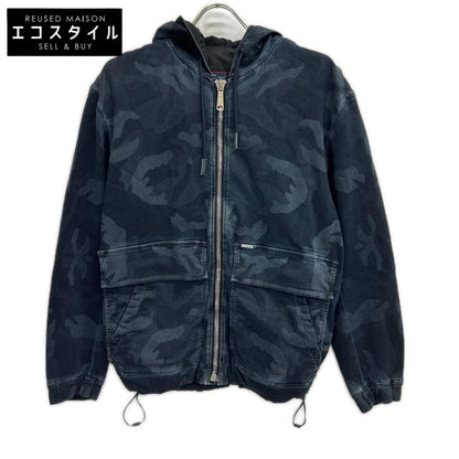 DIESEL ディーゼル インディゴ J-DAN-NE カモフラジョグデニムパーカー トップス