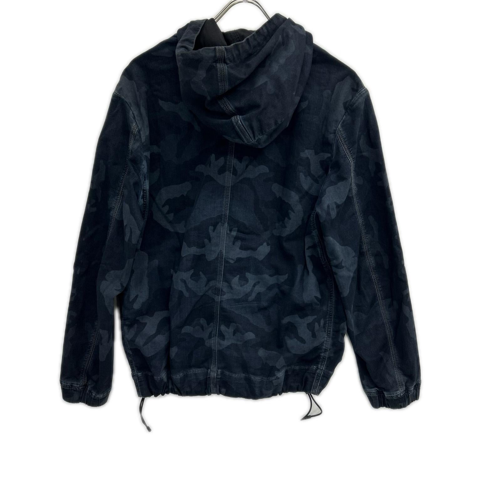 DIESEL ディーゼル インディゴ J-DAN-NE カモフラジョグデニムパーカー トップス