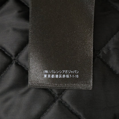 BALENCIAGA バレンシアガ 【美品/国内正規】662135 レザー 3ポケット ドローストリング ジャケット ジャケット