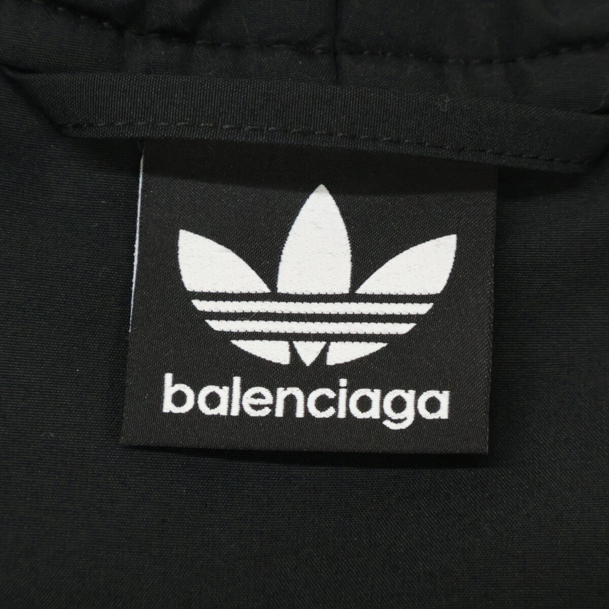 BALENCIAGA バレンシアガ ｘadidas アディダス【美品/国内正規】728301 スリーライン ベルト付 中綿入り フーディ ロング コート