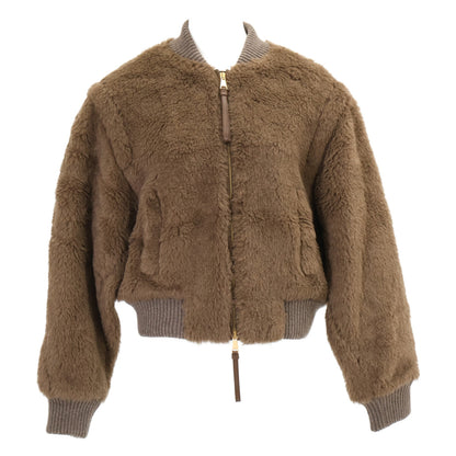 Max Mara マックスマーラ 【美品/国内正規】108612266 アルパカｘウール テディベア ボンバージャケット ジャケット