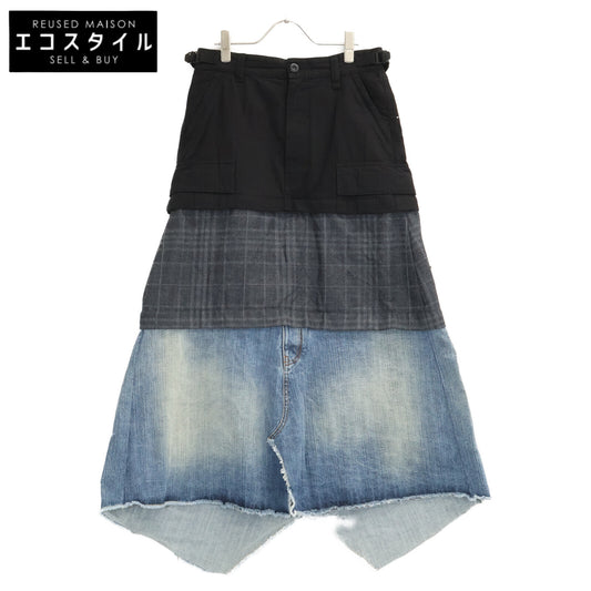 BALENCIAGA バレンシアガ 【国内正規/24年製】790577 Maxi Layered Cargo Skirt マキシ レイヤード カーゴ スカート