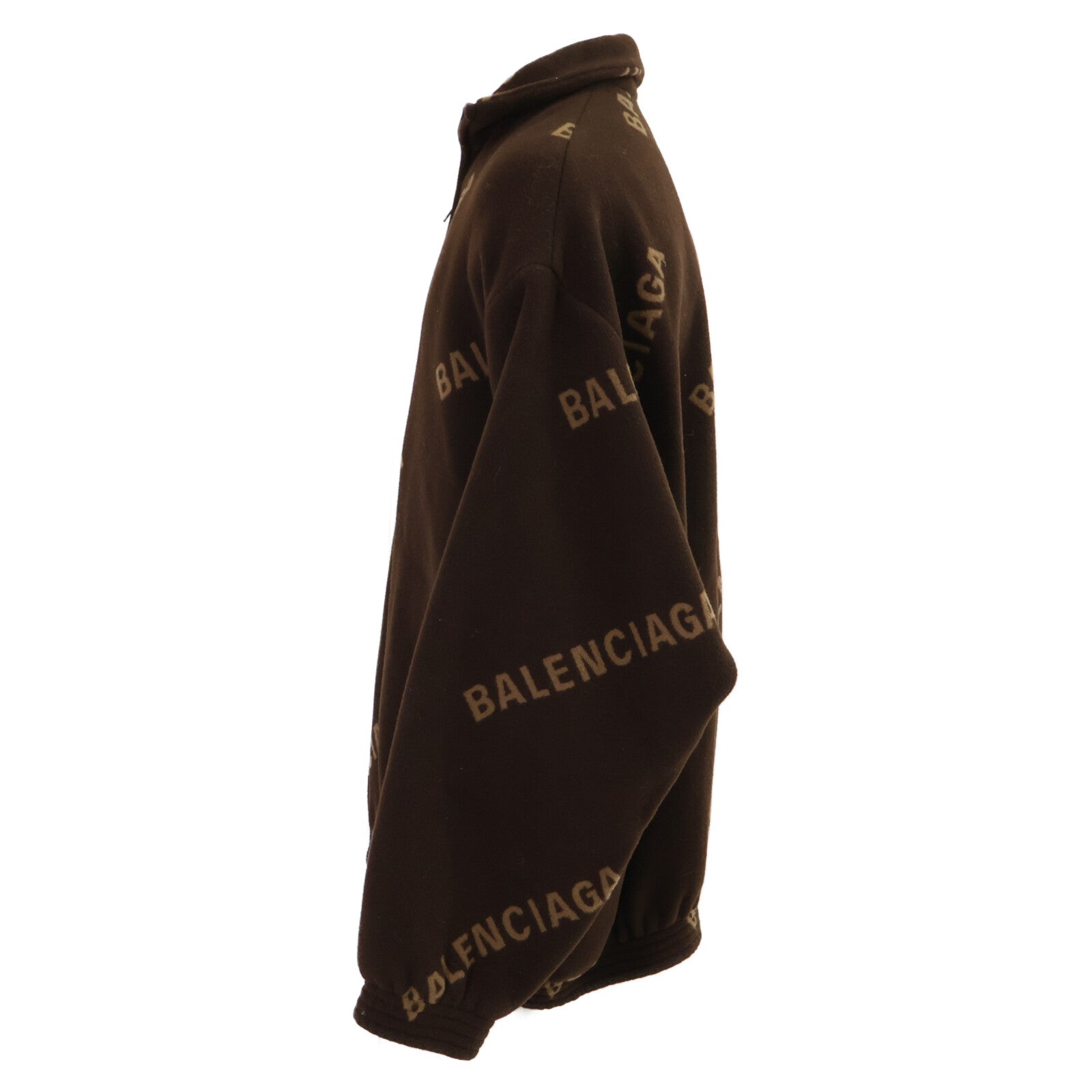 BALENCIAGA バレンシアガ 【国内正規】647460 Logo-print Zip-up Jacket ロゴプリント ジップアップ ジャケット ジャケット