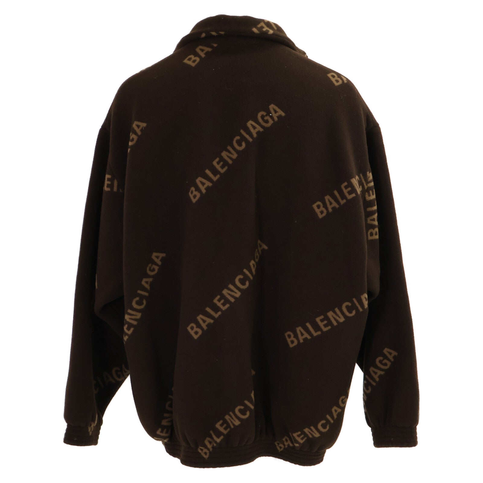 BALENCIAGA バレンシアガ 【国内正規】647460 Logo-print Zip-up Jacket ロゴプリント ジップアップ ジャケット ジャケット