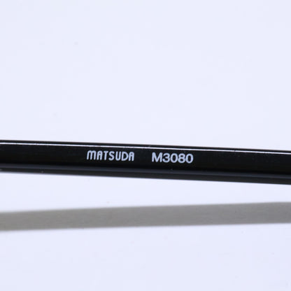 MATSUDA マツダ M3080 MBK-BLK ラウンドシェイプ サングラス