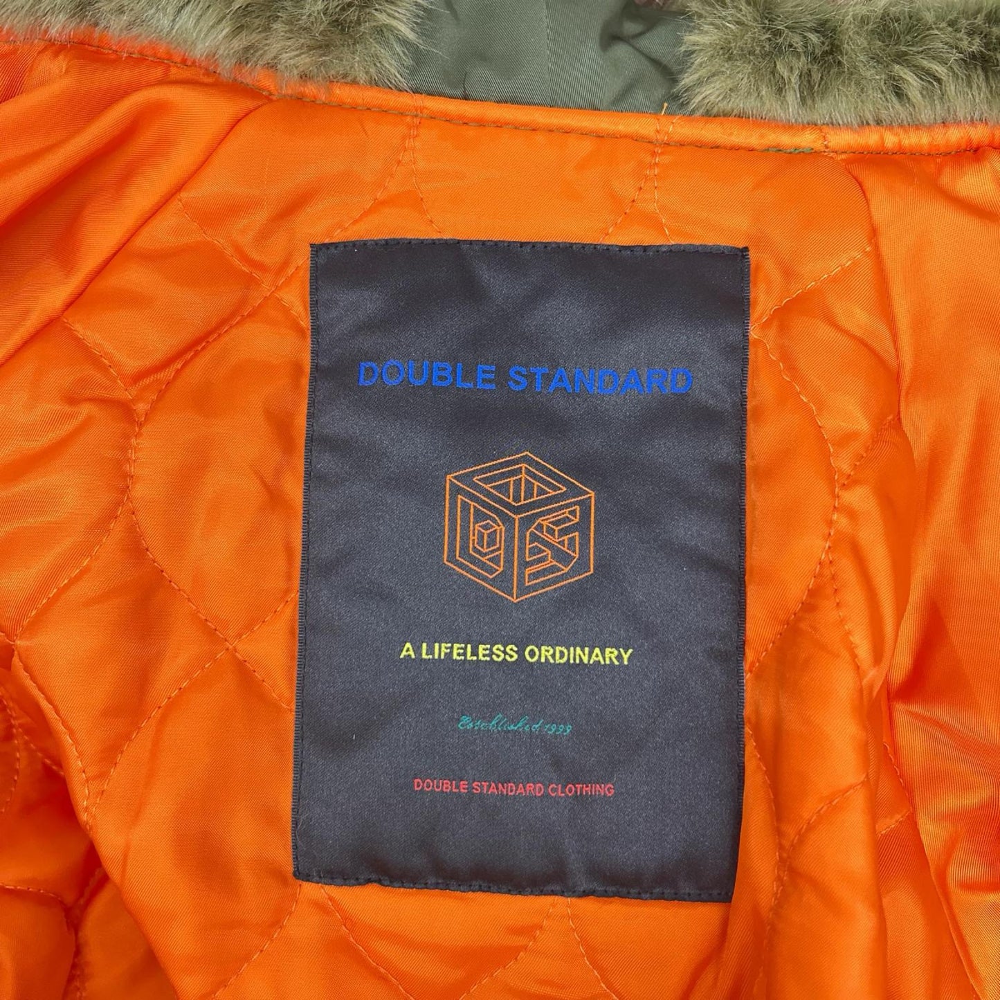 DOUBLE STANDARD CLOTHING ダブルスタンダードクロージング カーキ フーディ― ショートダウンジャケット ジャケット