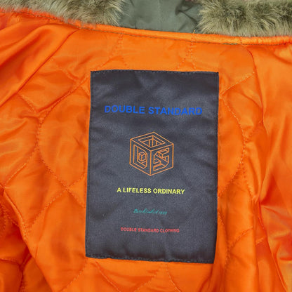 DOUBLE STANDARD CLOTHING ダブルスタンダードクロージング カーキ フーディ― ショートダウンジャケット ジャケット
