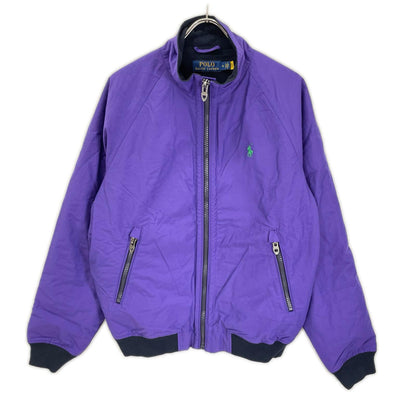 POLObyRalphLauren ポロラルフローレン パープル ジップアップナイロンブルゾン ジャケット