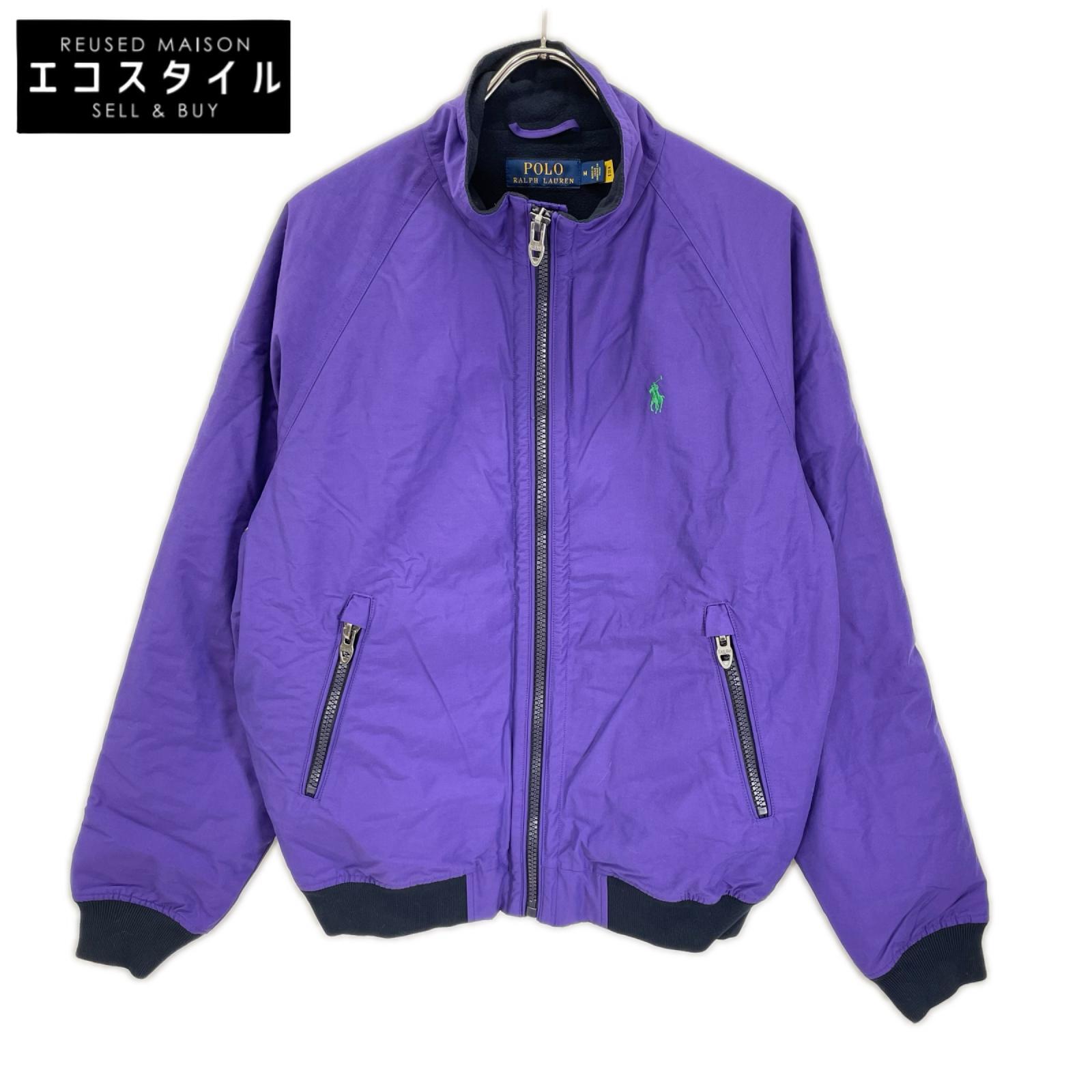 POLObyRalphLauren ポロラルフローレン パープル ジップアップナイロンブルゾン ジャケット