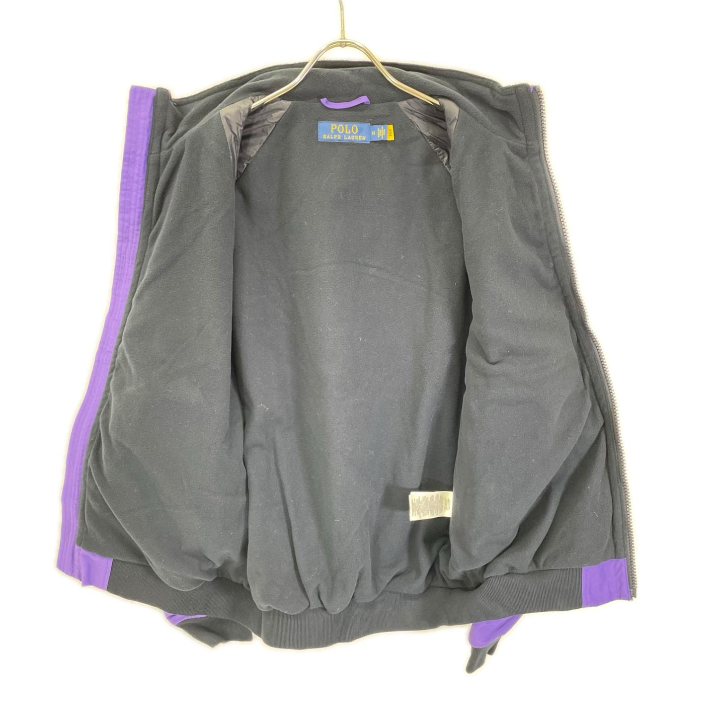 POLObyRalphLauren ポロラルフローレン パープル ジップアップナイロンブルゾン ジャケット
