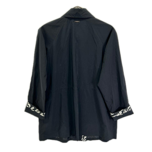 LEONARDSPORT レオナールスポーツ ブラック ナイロン ジップアップジャケット ジャケット