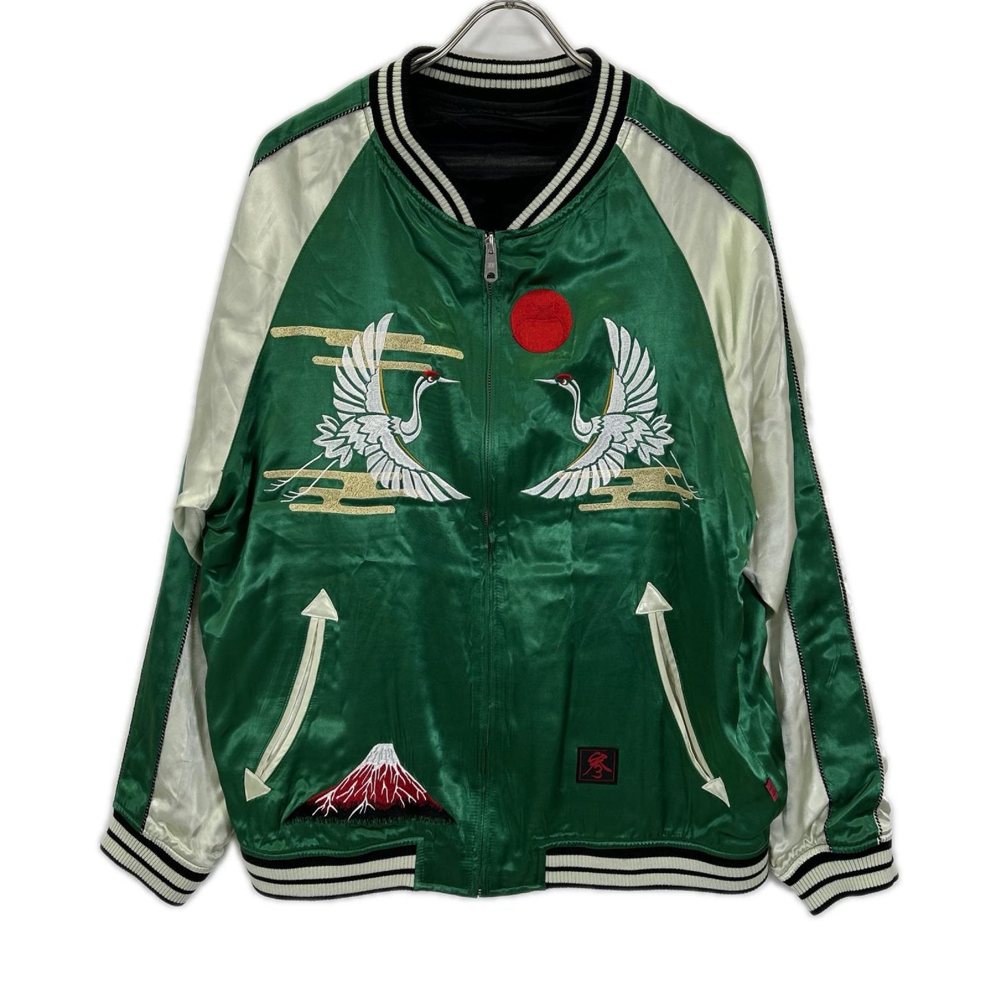 301 サンマルイチ 鶴蛙 SM-50072 リバーシブルスカジャン・スーベニアジャケット ジャケット