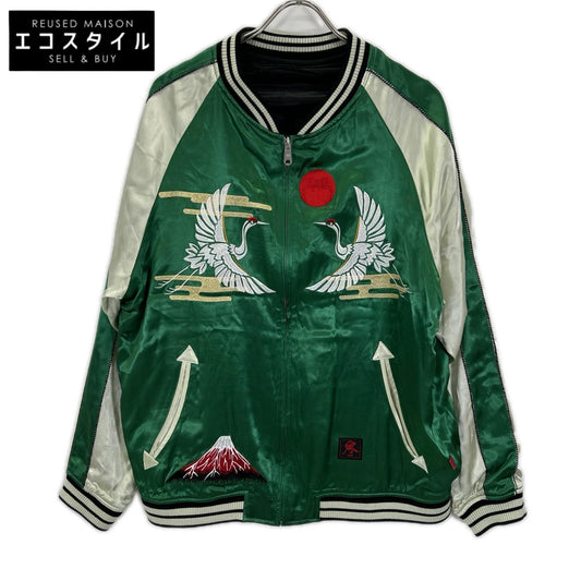 301 サンマルイチ 鶴蛙 SM-50072 リバーシブルスカジャン・スーベニアジャケット ジャケット