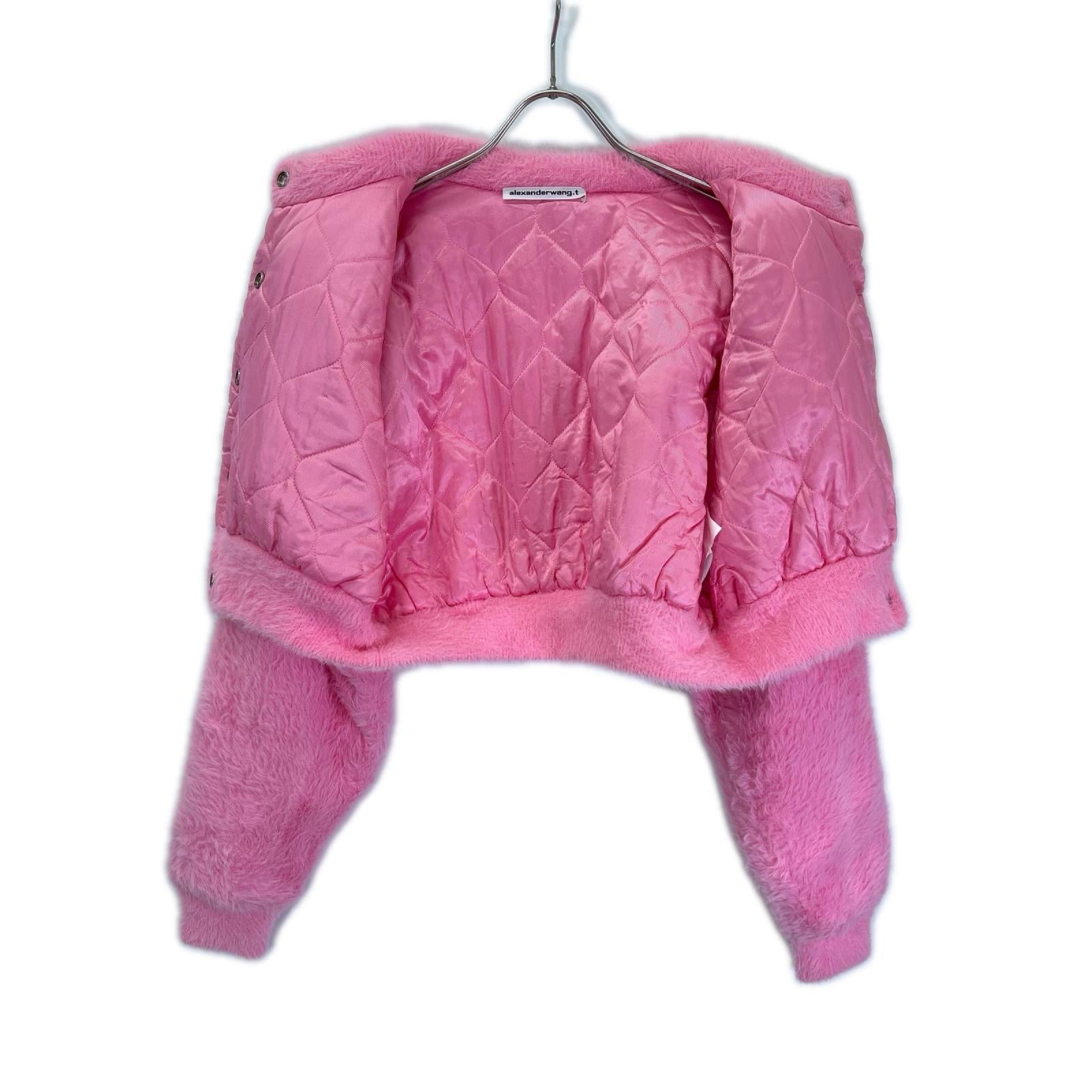 ALEXANDER WANG アレキサンダーワン 【alexanderwang.t】ピンク ファージャケット ジャケット