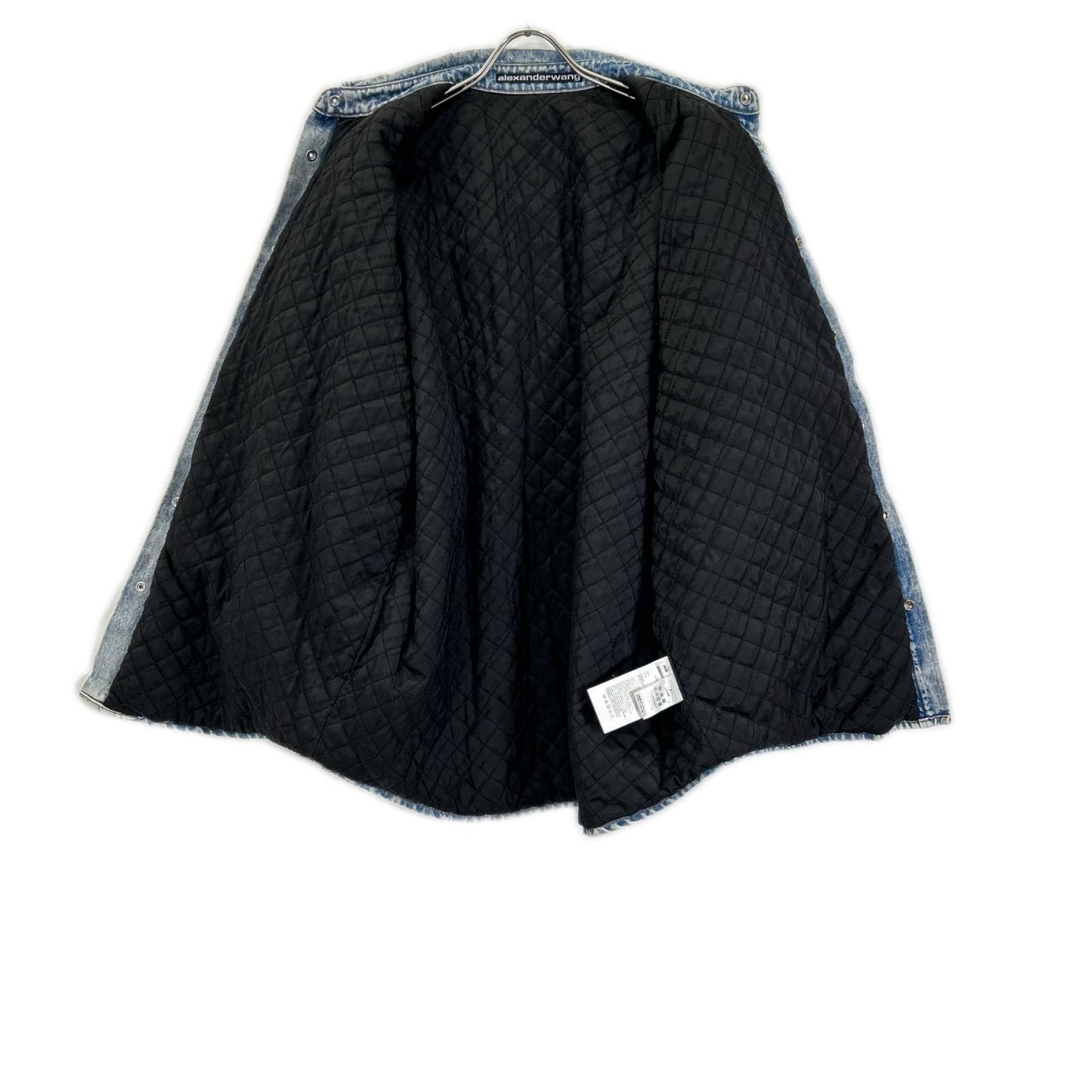 ALEXANDER WANG アレキサンダーワン オーバーサイズ 裏地キルティング デニムシャツコート ジャケット