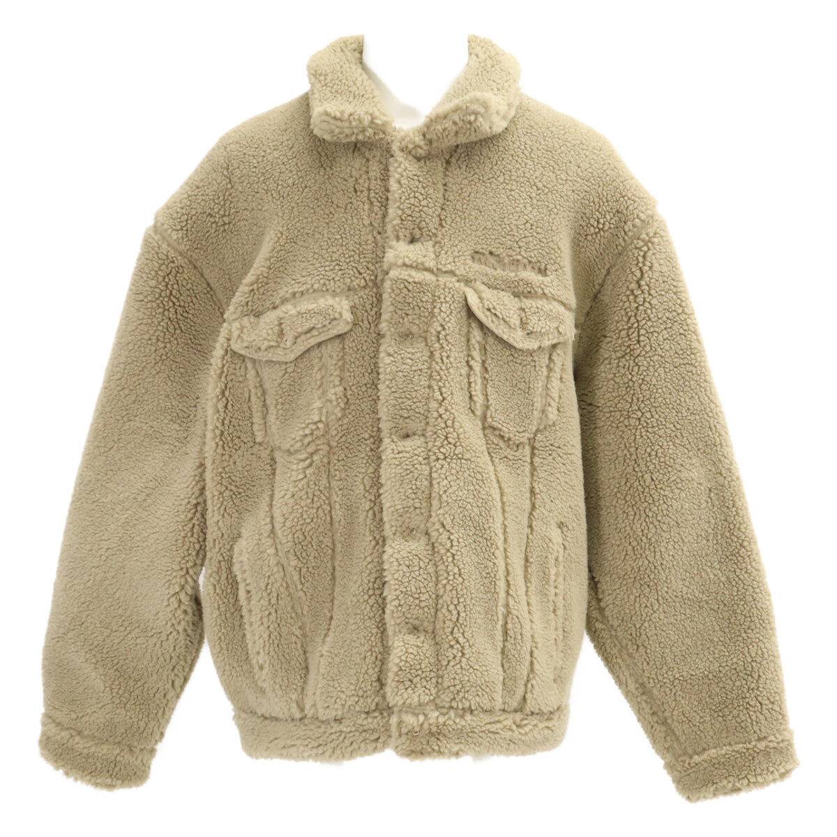 BALENCIAGA バレンシアガ 【国内正規】704464 オーバーサイズ ボアフリース ジャケット ジャケット