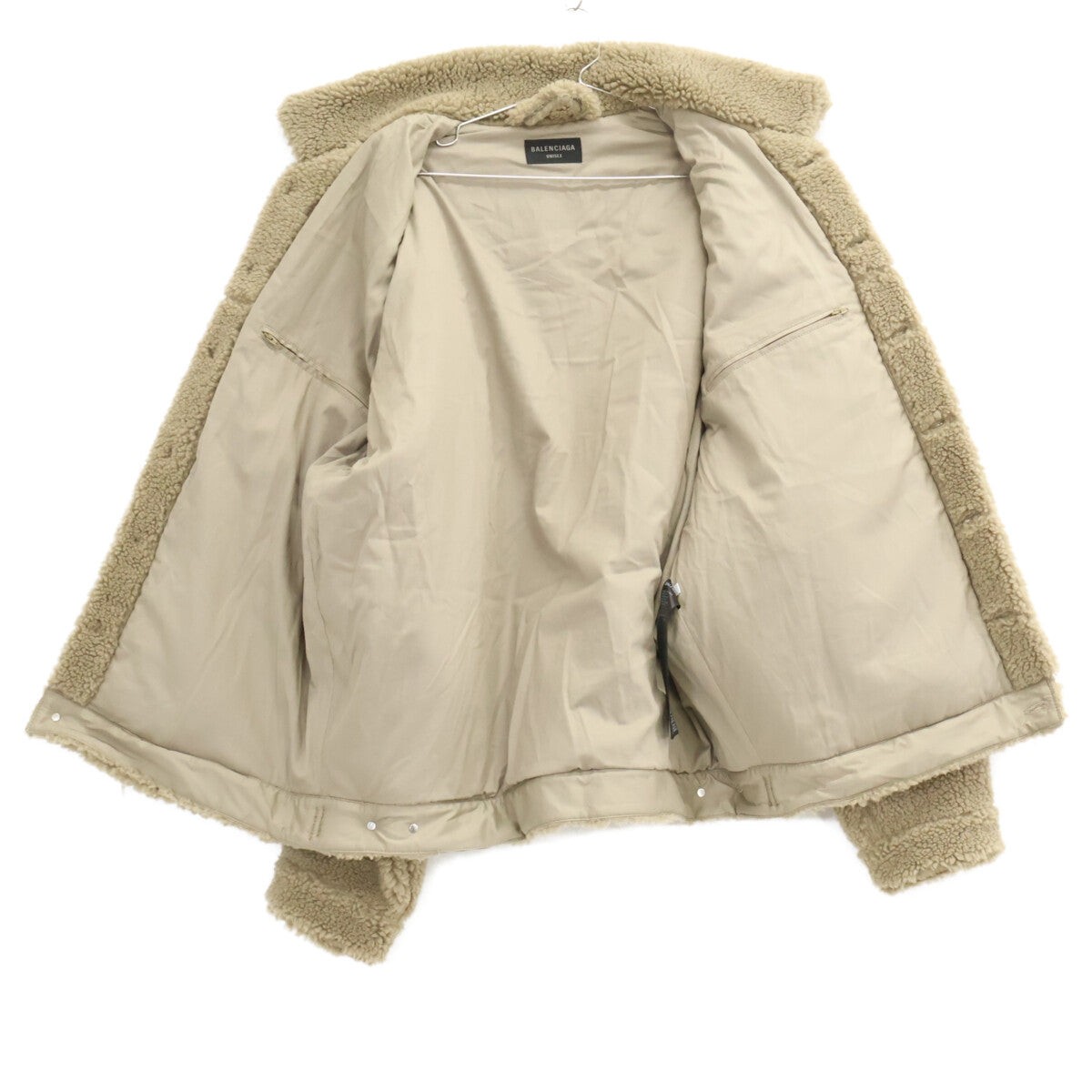 BALENCIAGA バレンシアガ 【国内正規】704464 オーバーサイズ ボアフリース ジャケット ジャケット