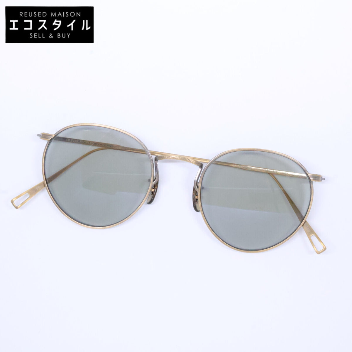 OLIVER PEOPLES オリバーピープルズ 【美品】MANDEL マンデル メタルフレーム ボストンシェイプ サングラス