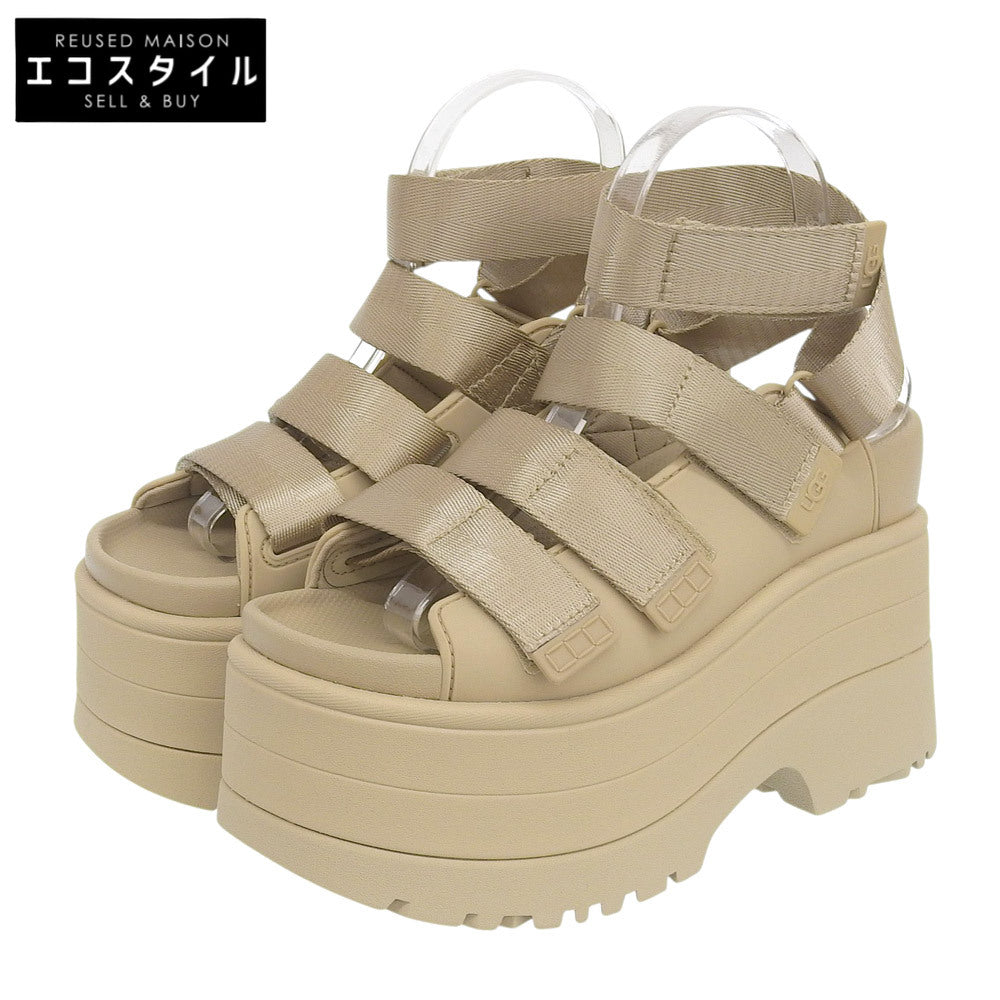 UGG アグ 新品同様 ゴールデンライズ ストラップ サンダル シューズ レディース ベージュ 24cm 1167431 シューズ