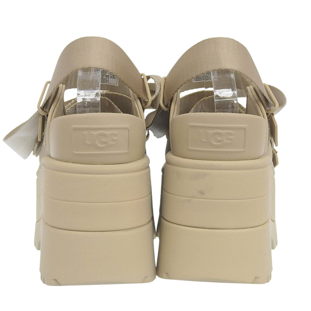 UGG アグ 新品同様 ゴールデンライズ ストラップ サンダル シューズ レディース ベージュ 24cm 1167431 シューズ