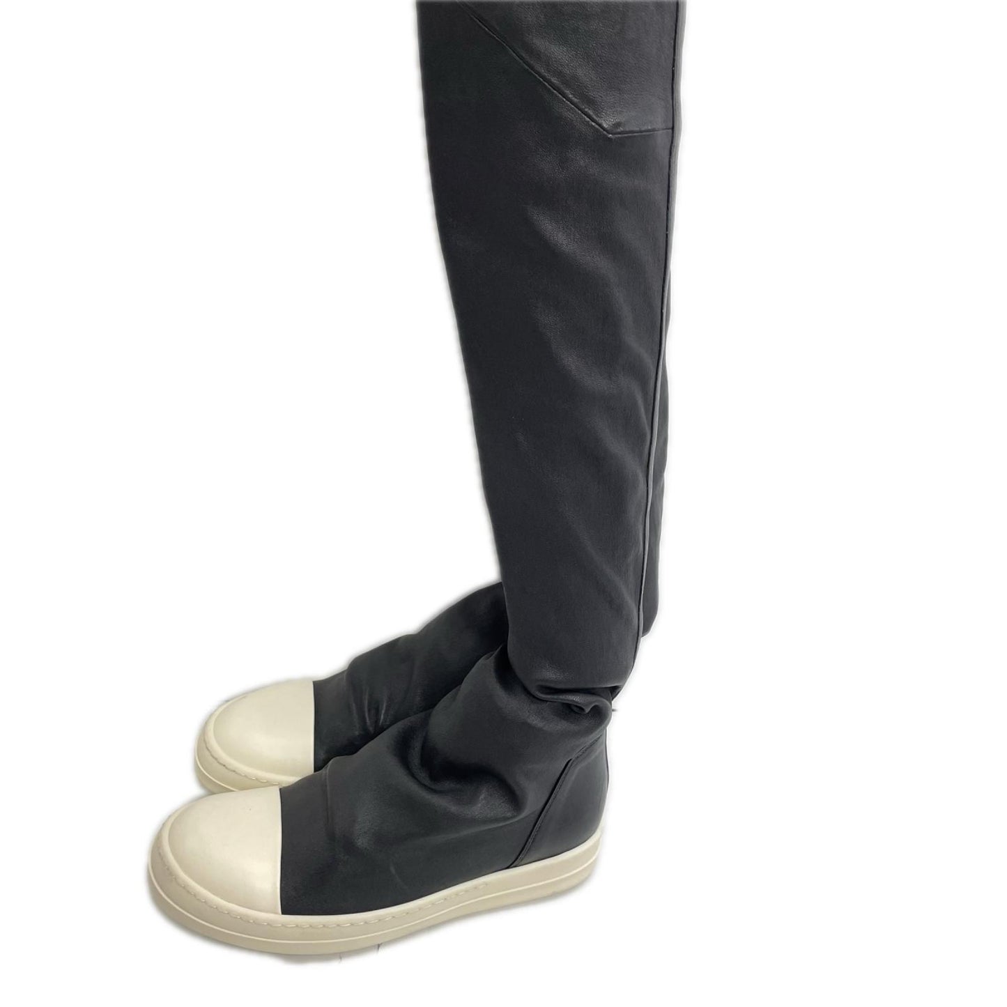Rick Owens リックオウエンス 32378 レザー サイハイ ブーツ シューズ
