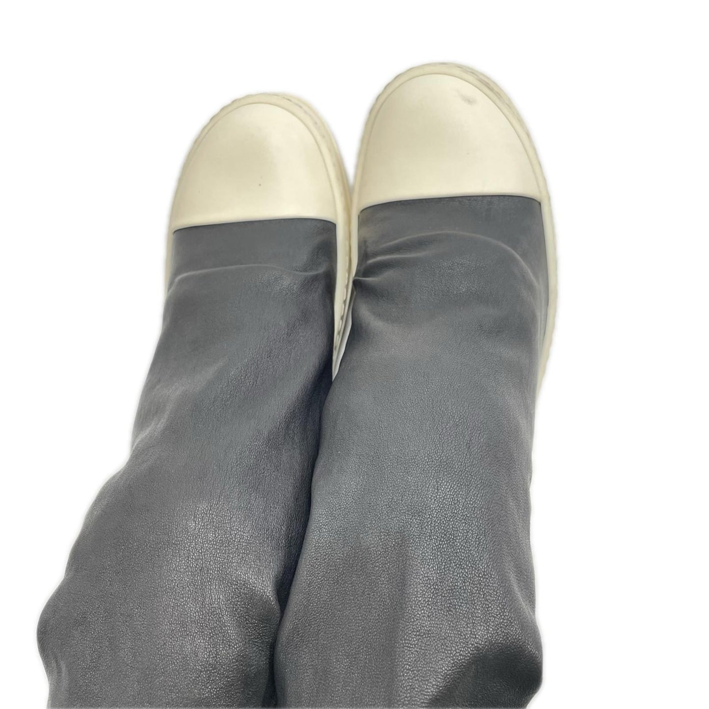 Rick Owens リックオウエンス 32378 レザー サイハイ ブーツ シューズ