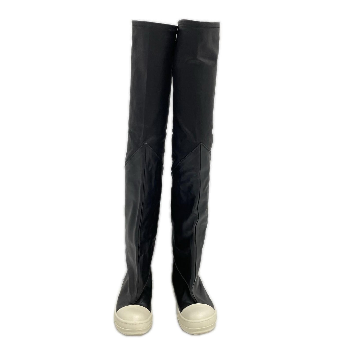 Rick Owens リックオウエンス 50157 50159 レザー サイハイ ブーツ シューズ