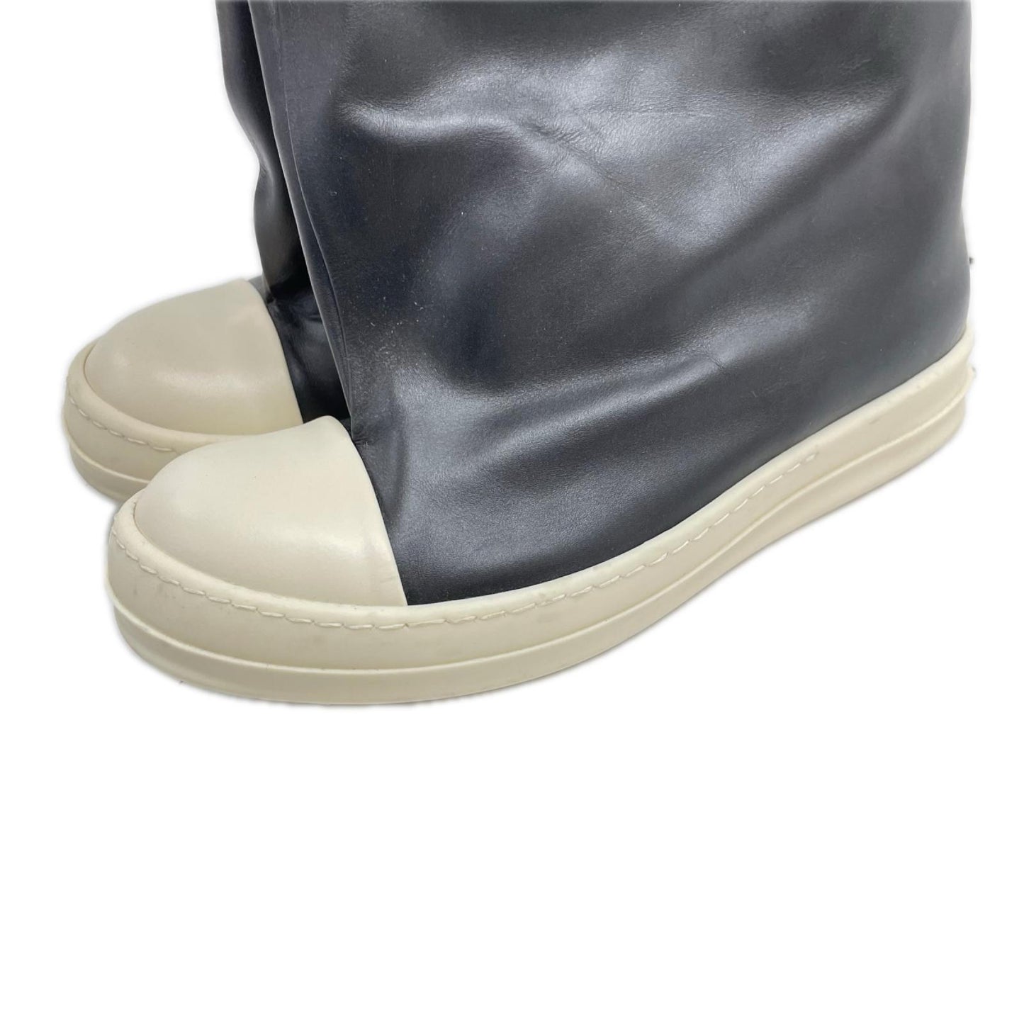 Rick Owens リックオウエンス 50157 50159 レザー サイハイ ブーツ シューズ