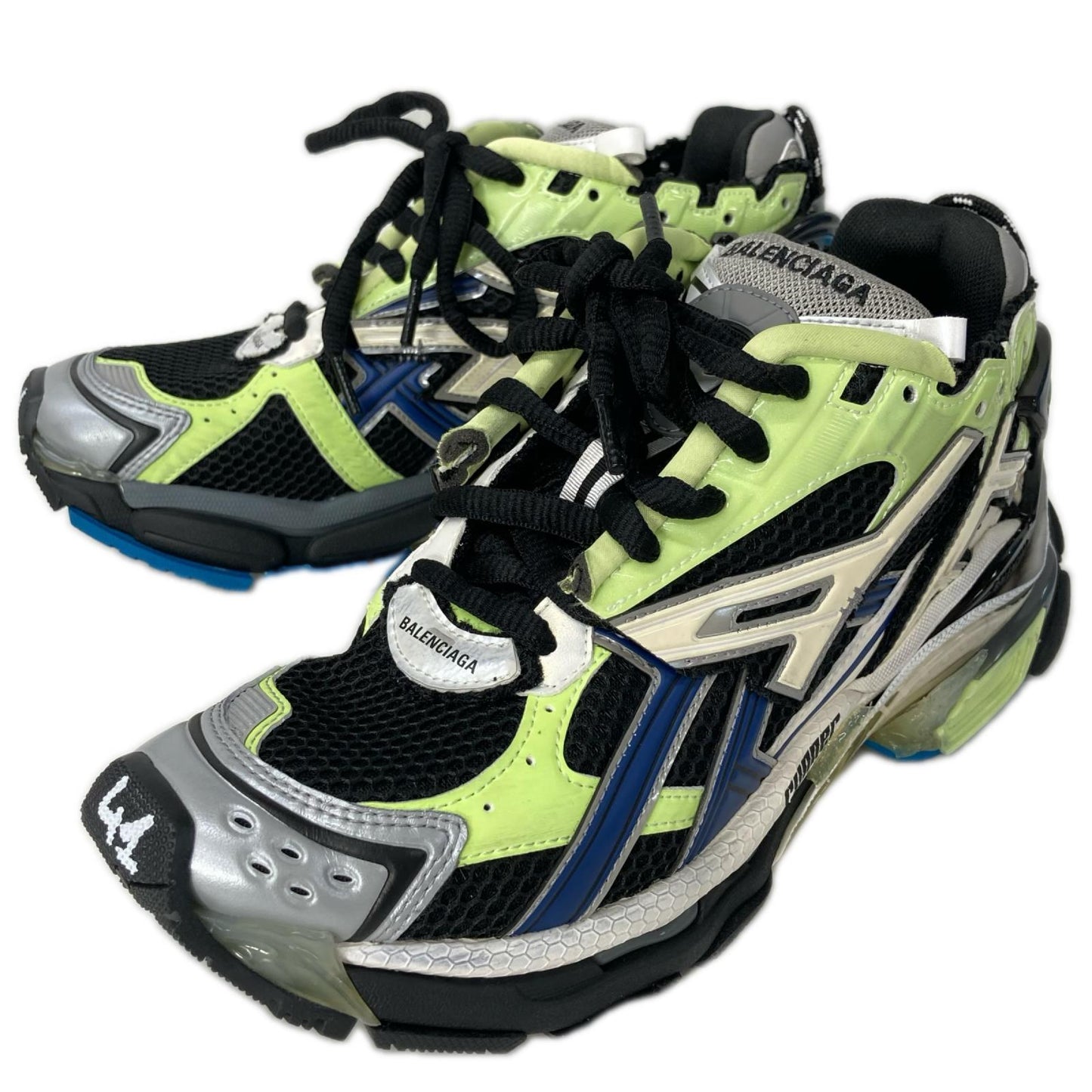 BALENCIAGA バレンシアガ 【美品】677403 RUNNER ランナー USED加工 メッシュ スニーカー シューズ