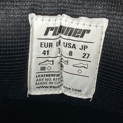 BALENCIAGA バレンシアガ 【美品】677403 RUNNER ランナー USED加工 メッシュ スニーカー シューズ