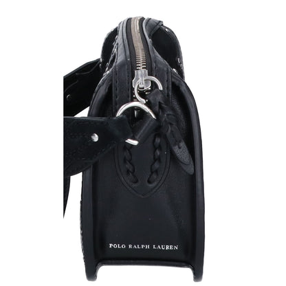 POLObyRalphLauren ポロラルフローレン スタッズデザイン スエードｘレザー ショルダーバッグ