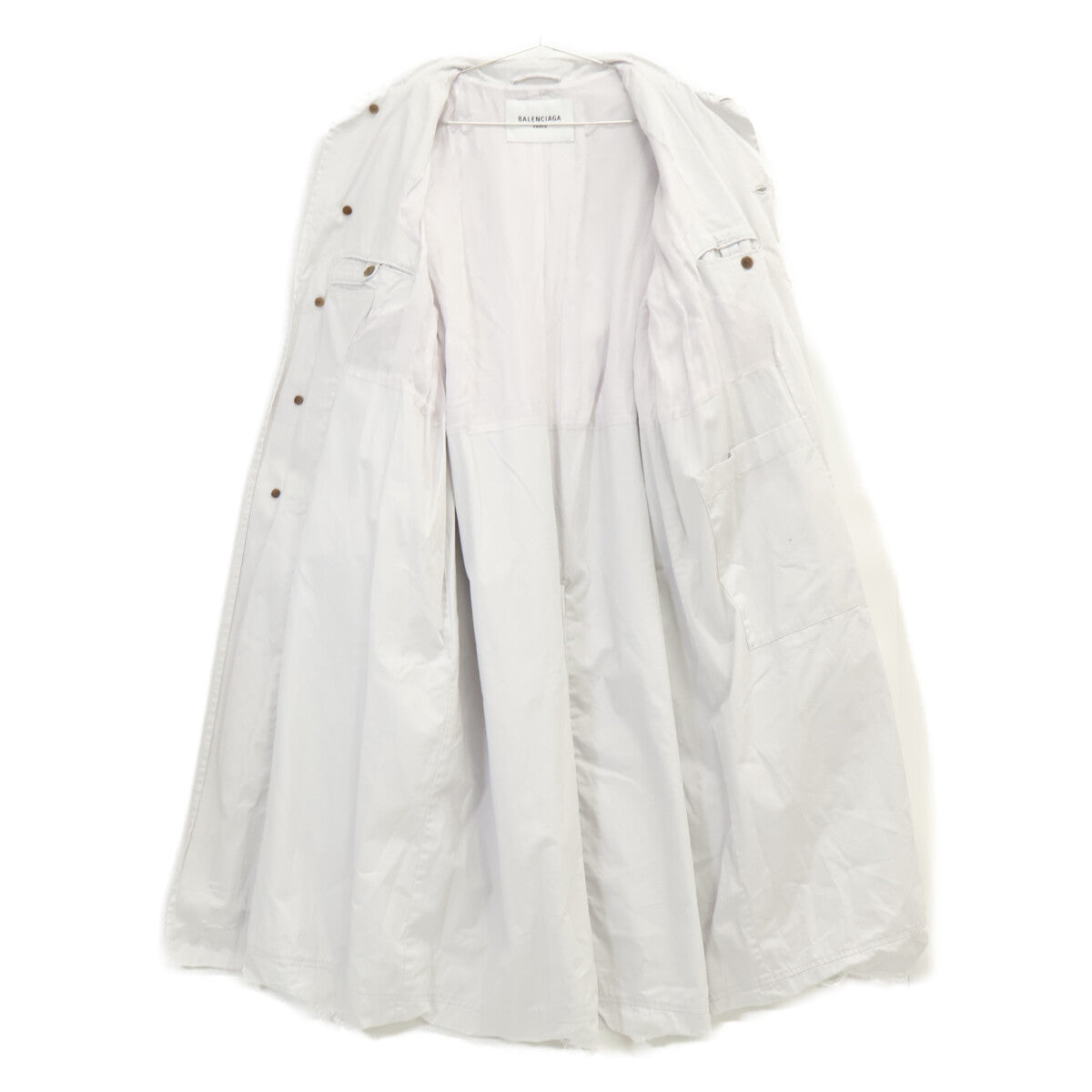 BALENCIAGA バレンシアガ 【新品/国内正規】704543 DIY カーコート/USED加工 トレンチ コート