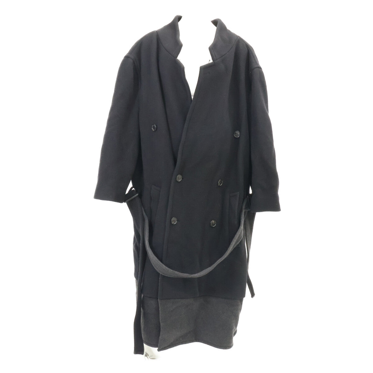 BALENCIAGA バレンシアガ 【新品/国内正規/23年製】790786 バックホールデザイン フラットグラウンド ベルト付 マキシ コート