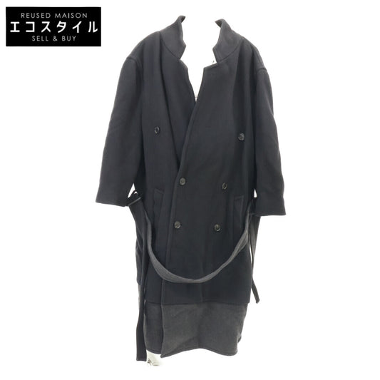 BALENCIAGA バレンシアガ 【新品/国内正規/23年製】790786 バックホールデザイン フラットグラウンド ベルト付 マキシ コート