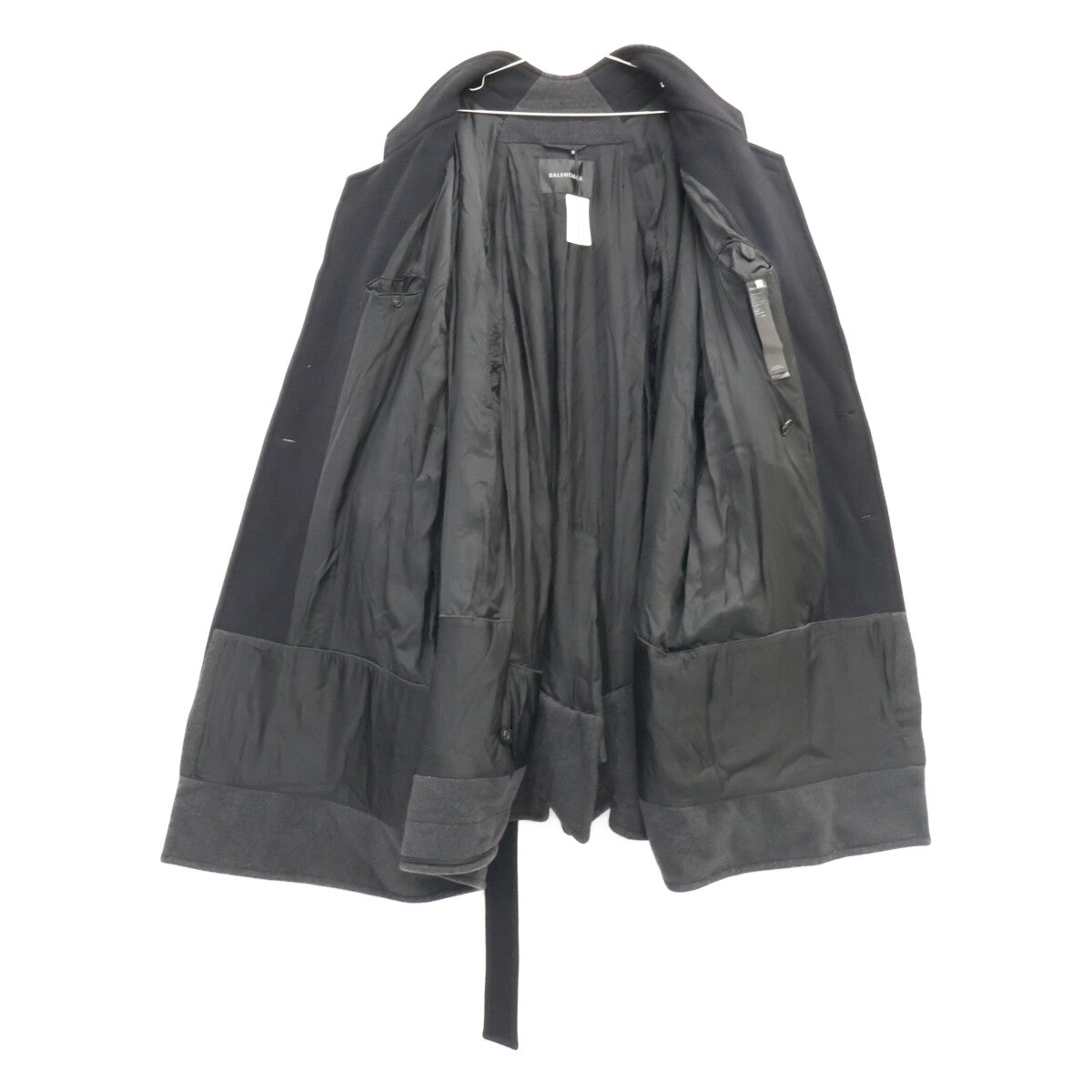 BALENCIAGA バレンシアガ 【新品/国内正規/23年製】790786 バックホールデザイン フラットグラウンド ベルト付 マキシ コート