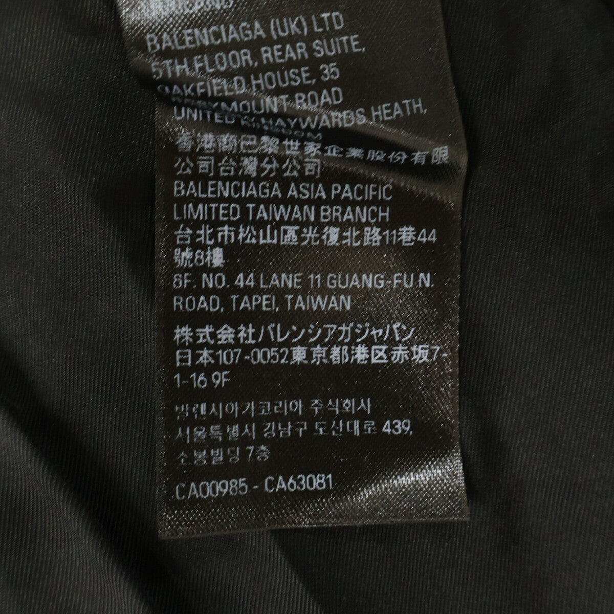 BALENCIAGA バレンシアガ 【新品/国内正規/23年製】790786 バックホールデザイン フラットグラウンド ベルト付 マキシ コート