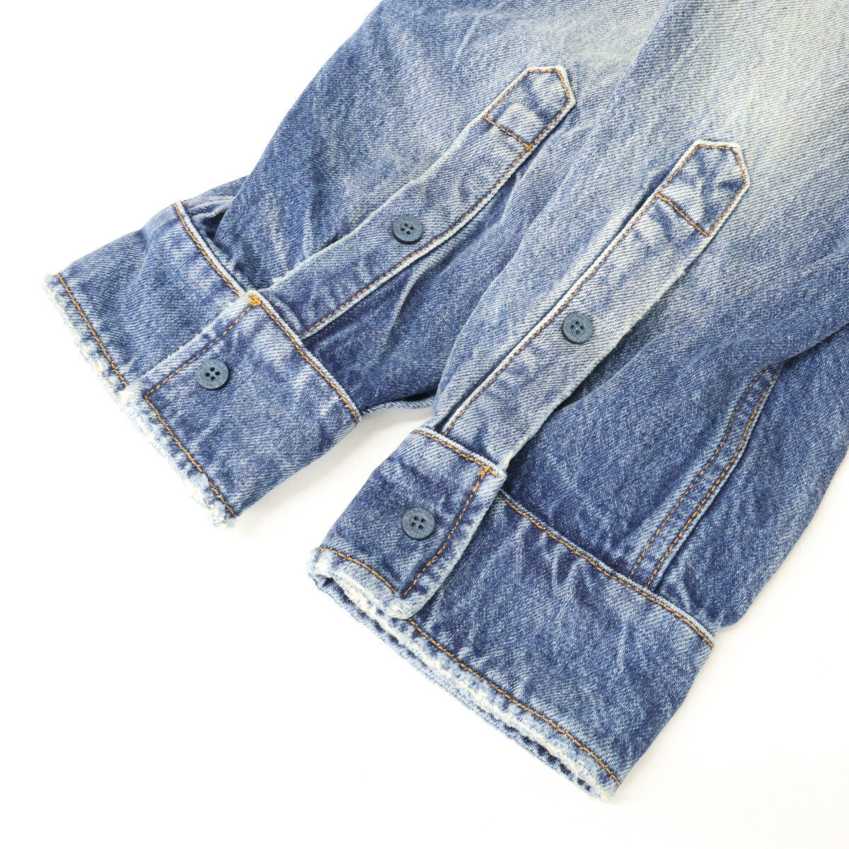 BALENCIAGA バレンシアガ 【新品同様/国内正規】678363 BBロゴ オーバーサイズ デニムシャツ トップス
