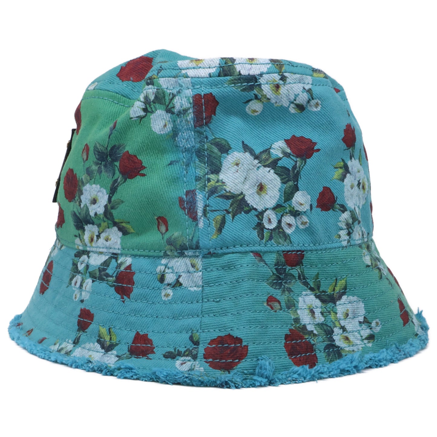 DOLCE&GABBANA ドルチェアンドガッバーナ 【美品/国内正規】GH742A/G8FP4 フラワープリント バケットハット 帽子