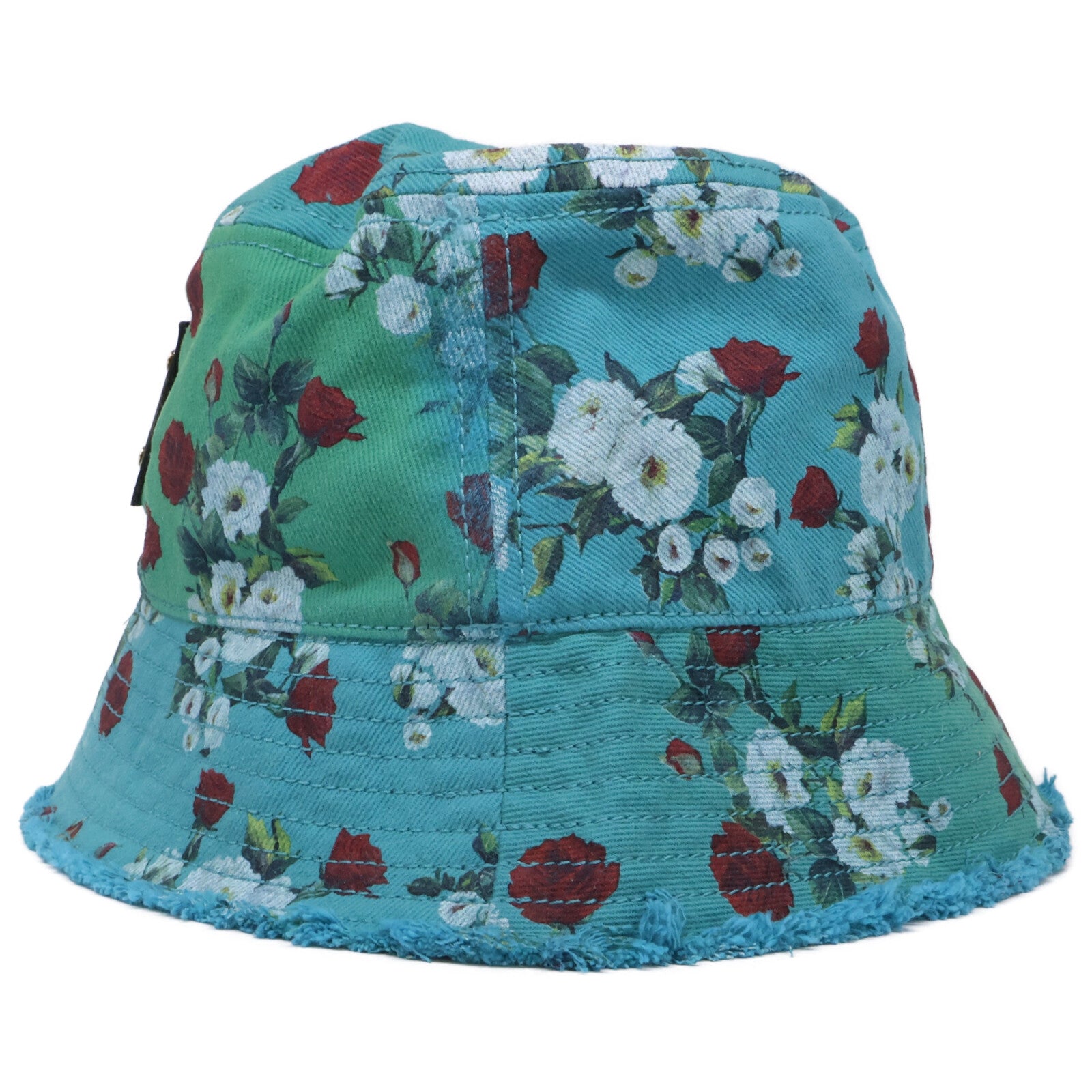DOLCE&GABBANA ドルチェアンドガッバーナ 【美品/国内正規】GH742A/G8FP4 フラワープリント バケットハット 帽子