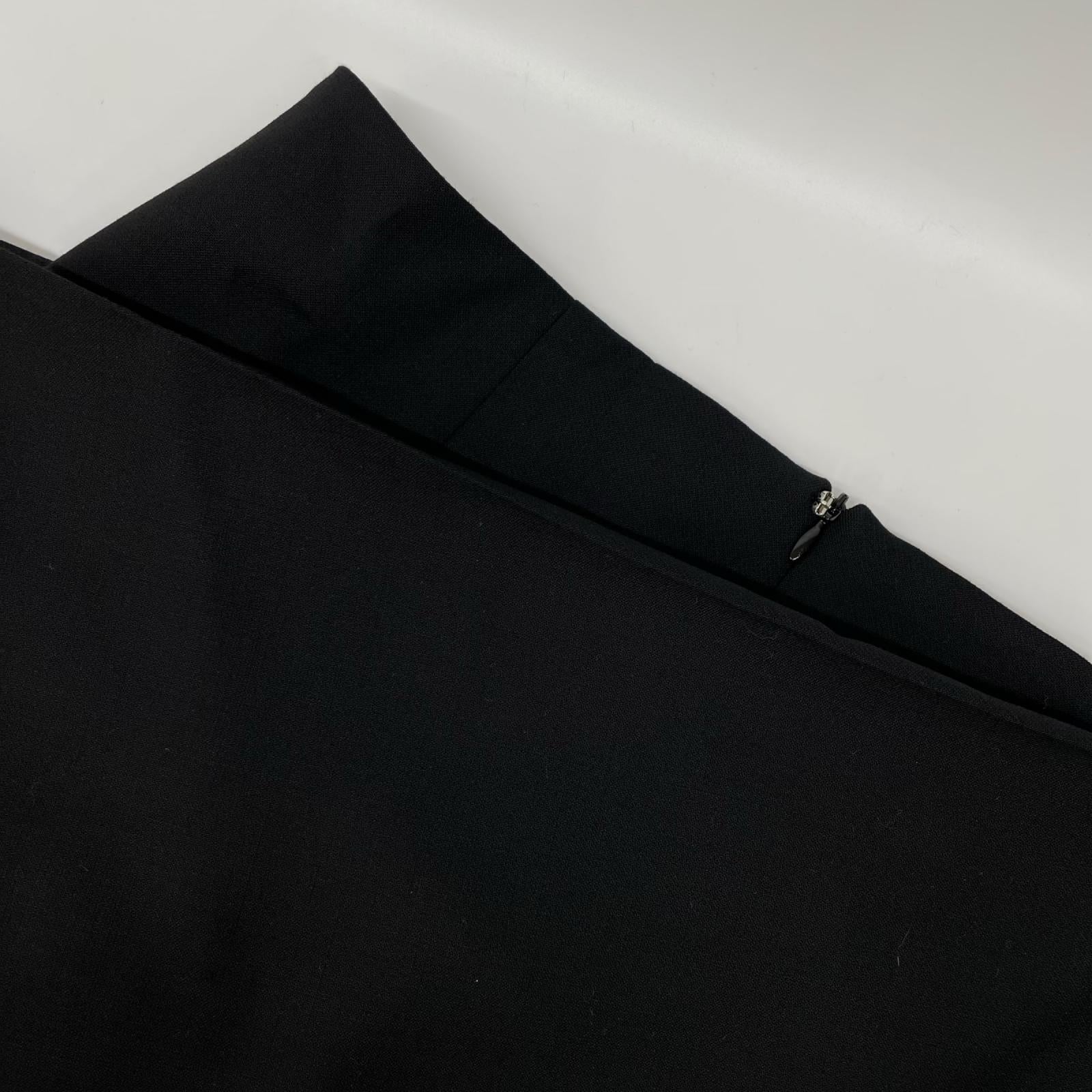 SPORTMAX スポーツマックス 23210611366 ブラック サスペンションスカート スカート