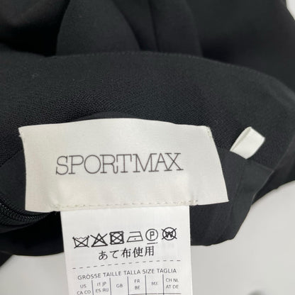 SPORTMAX スポーツマックス 23210611366 ブラック サスペンションスカート スカート