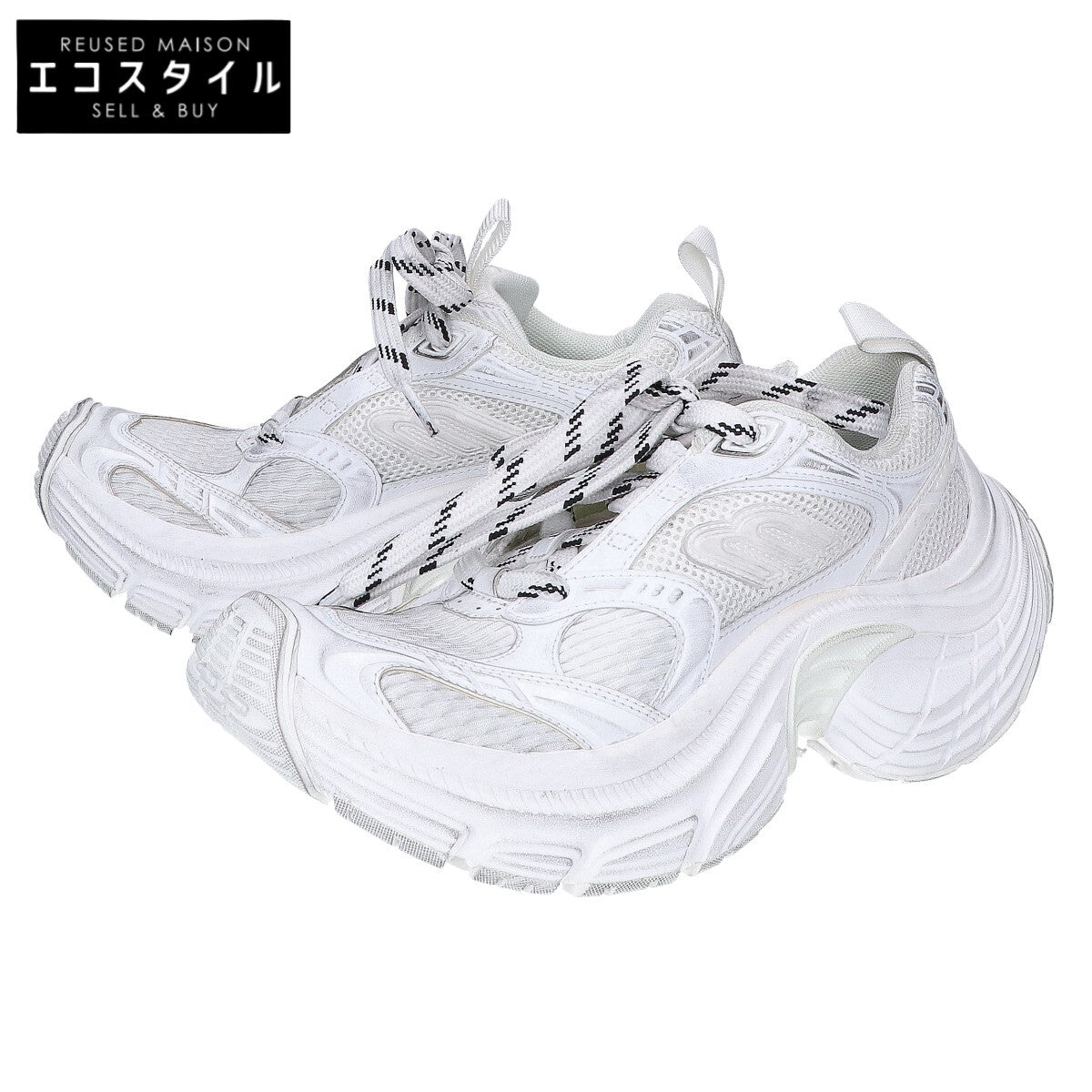 BALENCIAGA バレンシアガ 【美品】815853 6XL USED加工 スニーカー シューズ