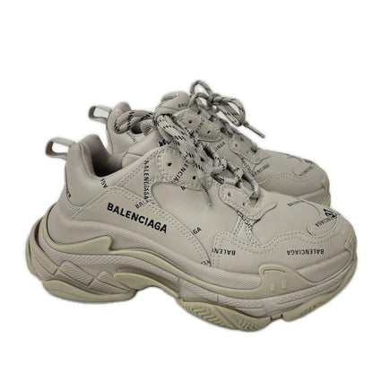 BALENCIAGA バレンシアガ 524039 TRIPLE S トリプルS オールオーバーロゴ ローカット スニーカー シューズ